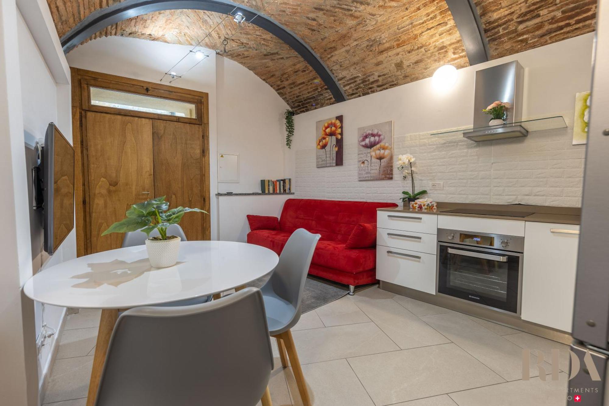 Il Rustico Rda Luxury Apartments Lago Parking メンドリシオ エクステリア 写真